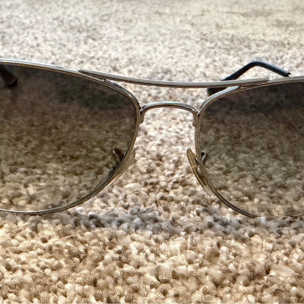 Ray-Ban Silver Aviator Sunglasses